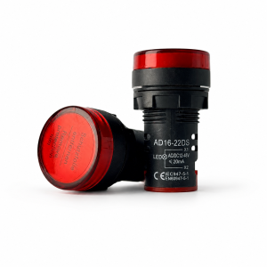 LUZ PILOTO TIPO LED COMPACTO 22mm COLOR ROJO 48V AC/DC
